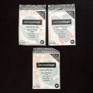 Petite Collage Idea Planet Ocean, Outer Space Set of 3 Chick-fil-A NEW Sealed